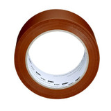 3M General Purpose Vinyl Tape 764, Brown, 2 in x 36 yd, 5 mil, 24 Roll/Case, Individually Wraped Conveniently Packaged 43450