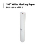 3M White Masking Paper, 06531, 60 in x 750 ft, 1 per case 6531