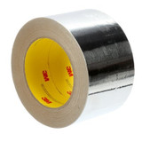 3M Venture Tape Aluminum Foil Tape 1521CW, Silver, 72 mm x 45.7 m, 2.8mil, 16 rolls per case 95560