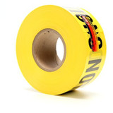 Scotch Barricade Tape 333, CAUTION DO NOT ENTER, 3 in x 1000 ft,
Yellow, 8 rolls/Case