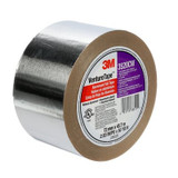 3M Venture Tape Aluminum Foil Tape 3520CW, Silver, 72 mm x 45.7 m, 3.7mil, 16 rolls per case 78311