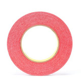 3M Double Coated Tape 9737R, Red, 48 mm x 55 m, 3.5 mil, 24 Roll/Case