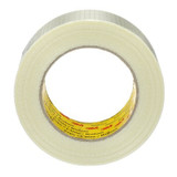 Scotch Bi-Directional Filament Tape 8959, Clear, 50 mm x 50 m, 5.7 mil,18 rolls/case, Individually Wrapped Conveniently Packaged 74901