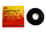 3M Scotchrap Vinyl Corrosion Protection Tape 50, 1 in x 100 ft,Unprinted, Black, 48 rolls/Case 14