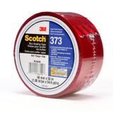 Scotch Box Sealing Tape 373, Red, 48 mm x 50 m, 36 per case,Individually Wrapped Conveniently Packaged 68790