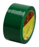 Scotch Box Sealing Tape 373, Green, 48 mm x 50 m, 36 per case,Individually Wrapped Conveniently Packaged 68794