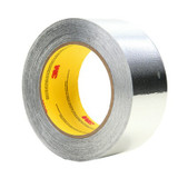 3M Aluminum Foil Tape 425, Silver, 50 mm x 10 m, 4.6 mil, 24 rolls percase 85341