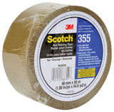 Scotch Box Sealing Tape 355, Tan, 48 mm x 50 m, 36 per case,Individually Wrapped Conveniently Packaged 68755