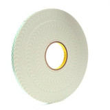 3M Double Coated Urethane Foam Tape 4026, Natural, 1/2 in x 36 yd, 62mil, 18 rolls per case 17054