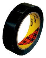 Scotch Color Coding Tape 690, Black, 12 mm x 66 m, 144 per case Bulk 61633