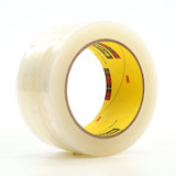 3M Polyethylene Tape 480, Transparent, 3 in x 36 yd, 5.1 mil, 12 rollsper case, Plastic Core 32106