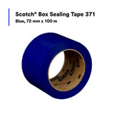 Scotch Box Sealing Tape 371, Blue, 72 mm x 100 m, 24/Case 53776