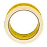 3M Riveters Tape 695, Yellow with White Adhesive, 2 in x 36 yd, 3 mil,24 rolls per case 67948