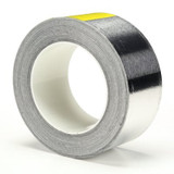 3M Conductive Aluminum Foil Tape 3302, Silver, 2 in x 36 yd, 3.5 mil,24 rolls per case 65822