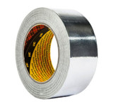 3M Aluminum Foil Tape 427, Silver, 1 in x 60 yd, 4.6 mil, 48 rolls percase 85450