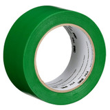 3M General Purpose Vinyl Tape 764, Green, 3 in x 36 yd, 5 mil, 12 Roll/Case, Individually Wrapped Conveniently Packaged 14560
