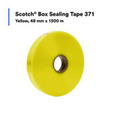 Scotch Box Sealing Tape 371, Yellow, 48 mm x 1500 m, 6/Case