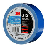 3M Premium Matte Cloth (Gaffers) Tape GT2, Electric Blue, 48 mm x 50 m,11 mil, 24 per case 98524