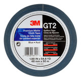 3M Premium Matte Cloth (Gaffers) Tape GT2, Blue, 48 mm x 50 m, 11 mil,24 per case 98515