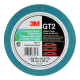 3M Premium Matte Cloth (Gaffers) Tape GT2, Teal, 48 mm x 50 m, 11 mil,24 per case 98526