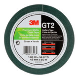 3M Premium Matte Cloth (Gaffers) Tape GT2, Green, 48 mm x 50 m, 11 mil,24 per case 98516