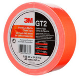 3M Premium Matte Cloth (Gaffers) Tape GT2, Fluorescent Orange, 48 mm x50 m, 11 mil, 24 per case 98530