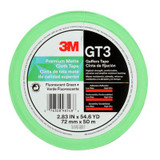 3M Premium Matte Cloth (Gaffers) Tape GT3, Fluorescent Green, 72 mm x
50 m, 11 mil, 16/Case