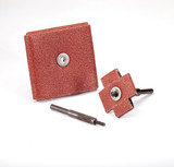 Square Pads,Square Pad Aluminum Oxide,  2" Diameter 48016