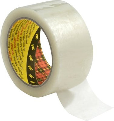 3M Scotch Box-Sealing Performance Tape, 72 mm x 100 m, Clear - 24 rolls