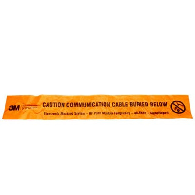 3M Electronic Marking System (EMS) Caution Tape 7901-XT, Orange, 6 in, Telecom