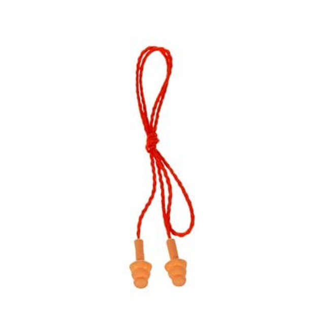 3M UltraFit Silicone Corded Earplugs 340-3002 - Frontside