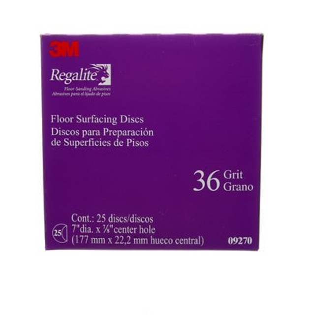 3M Regalite Floor Surfacing Discs 09270, 7 in x 7/8 in