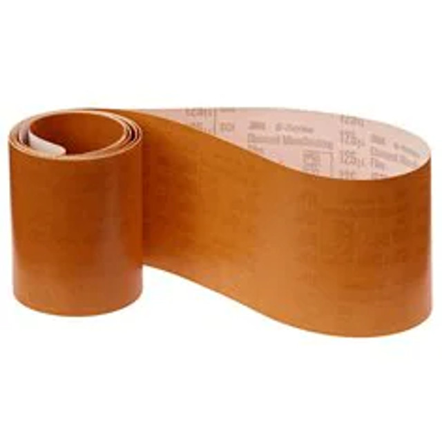 3M Diamond Microfinishing Film Belt 675L, 74 Mic 6MIL, 3-1/2 in x 15-1/2 in 59693