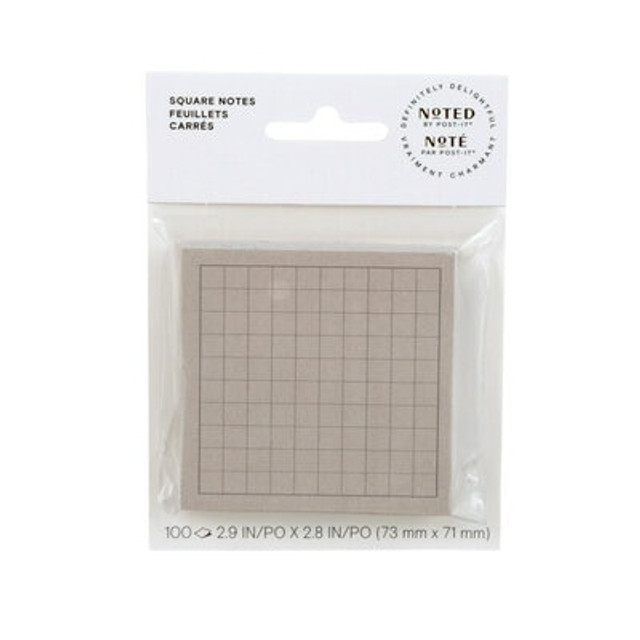 Post-it(R) Printed Notes NTD-33-GRY-EF