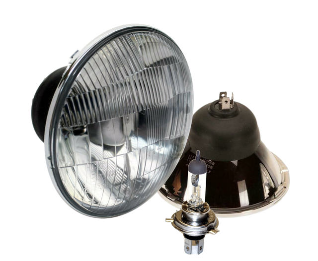 Classic 5 ¾" Hi/ Lo Beam Halogen Headlight Set (PAIR)