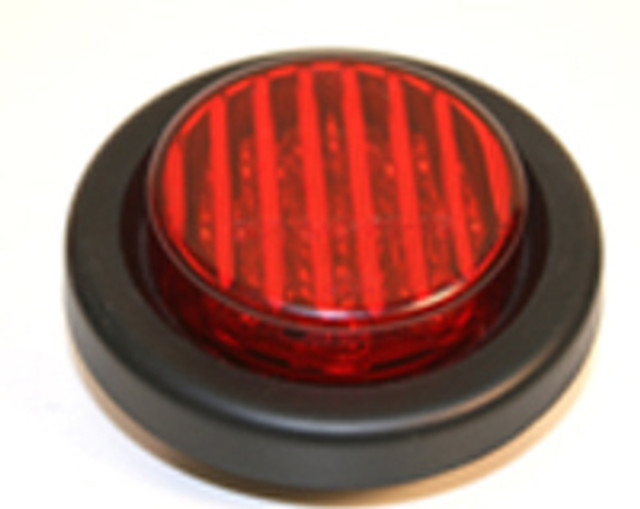 LED 2.75" Round Stop Light (Red) w/ wire leads (PAIR)