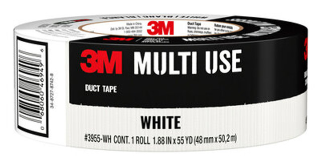 3M White Duct Tape 3955-WH