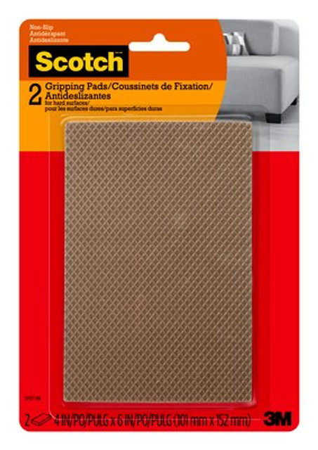 Scotch Gripping Pads SP937-NA, Rectangle, 4-in x 6-in 2/pk