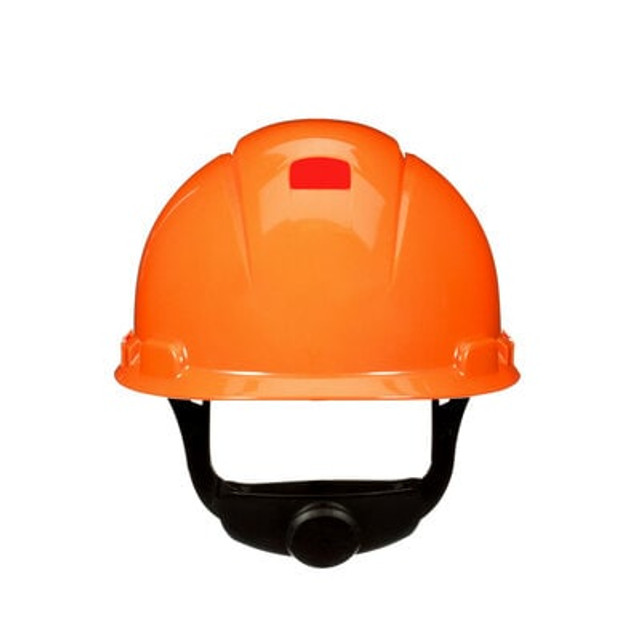 3M SecureFit Hard Hat H-706SFR-UV Orange with UVicator - Backside