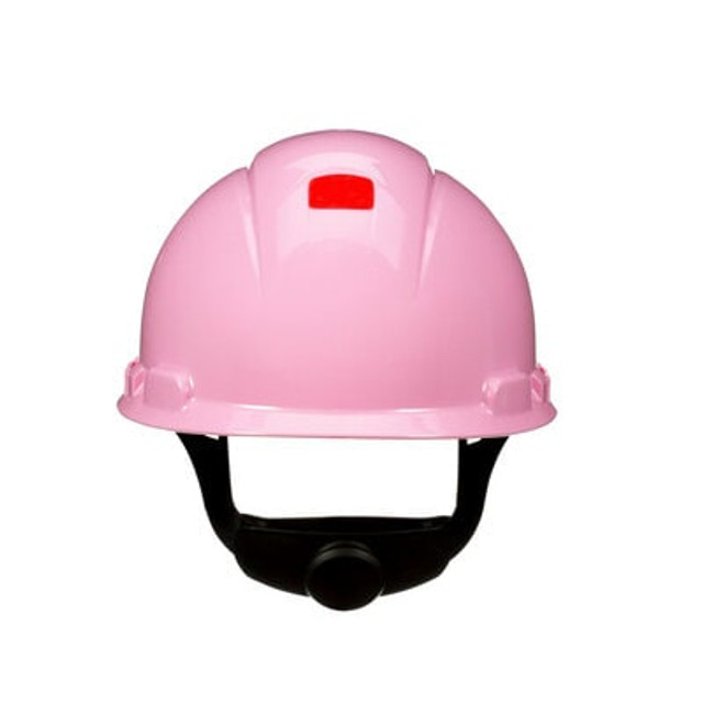 3M SecureFit Hard Hat H-713SFR-UV Pink with Uvicator - Backside