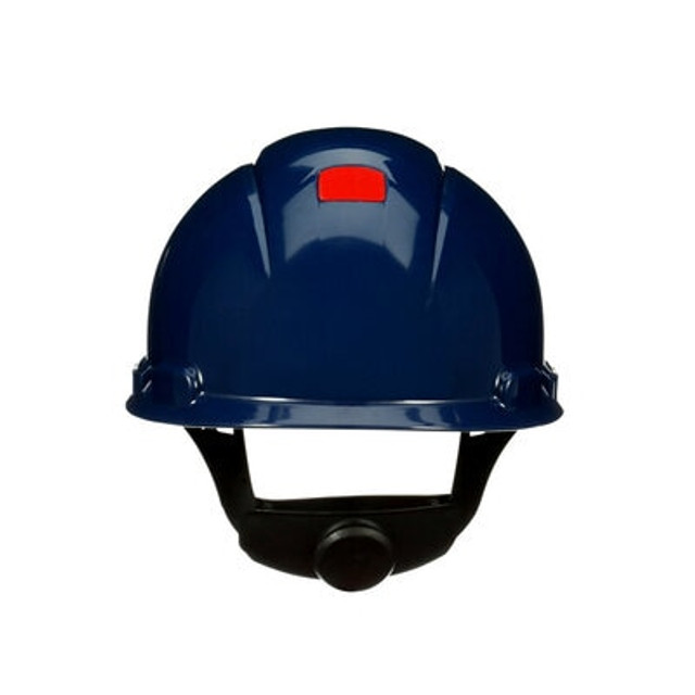 3M SecureFit Hard Hat H-710SFR-UV Navy Blue with UVicator - Backside