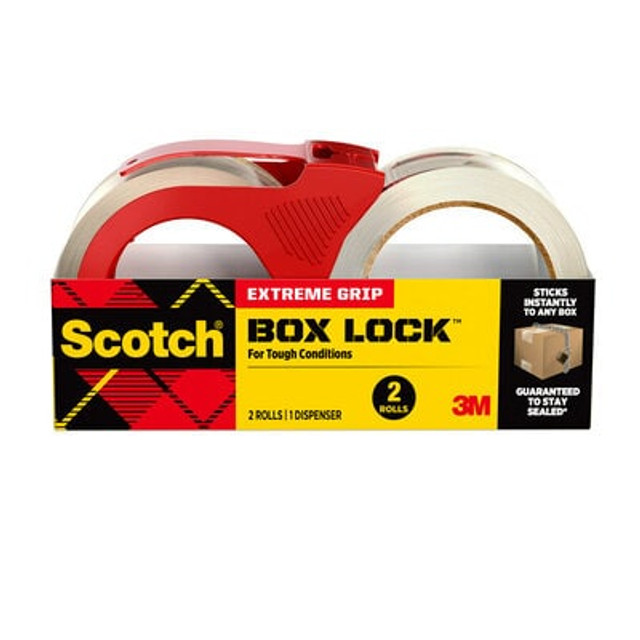 Scotch® Box Lock Packaging Tape 3950-21RD-6WC