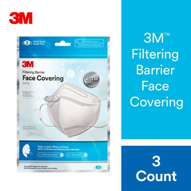 3M Filtering Barrier Face Covering
