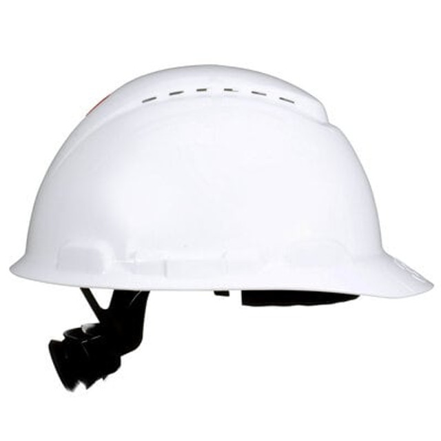 3M SecureFit Hard Hat H-701SFV-UV, White, Vented, with UVicator