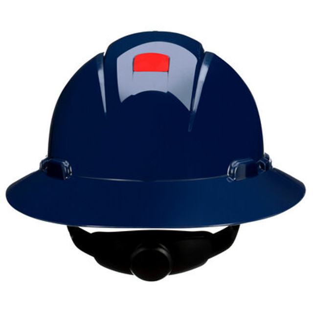 3M SecureFit Full Brim Hard Hat H-810SFR-UV, Navy Blue, with UVicator