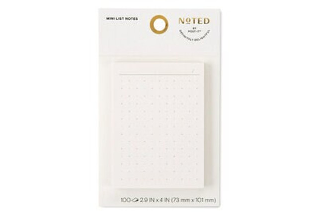 Noted by Post-it® 3x4 Mini Plan Notes