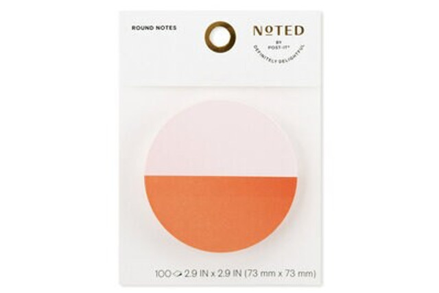 Noted by Post-it® 3X3 Round Notes