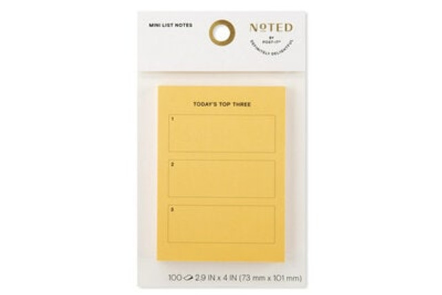 Noted by Post-it® 3x4 Mini Plan Notes