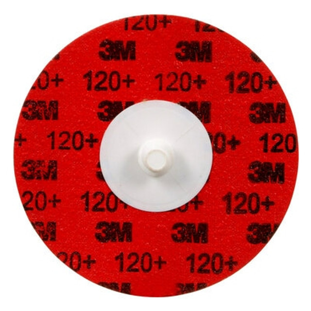 3M Cubitron II Roloc Durable Edge Disc 984F, 120+, TR, Maroon, 3 in, Die R300V