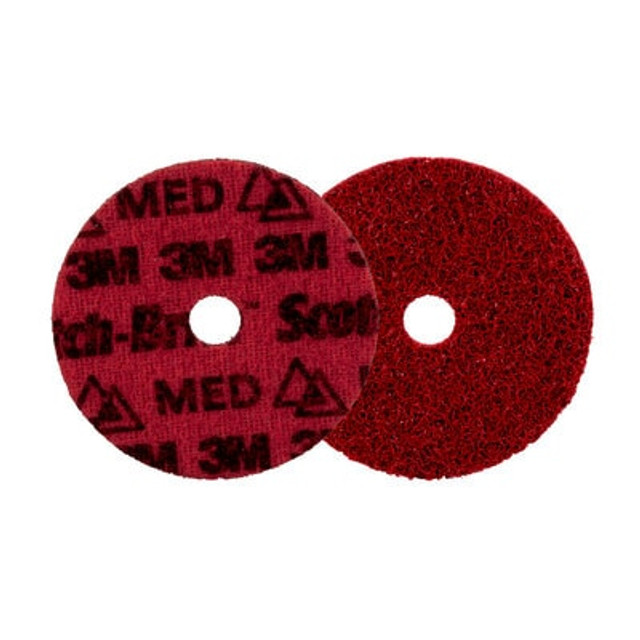 Scotch-Brite Precision Surface Conditioning Disc, PN-DH, Medium, 4 IN x 5/8 IN